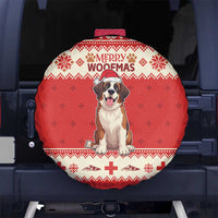 Switzerland Christmas Spare Tire Cover Cute Saint Bernard Merry Woofmas LT05 - Wonder Print Shop