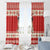 Switzerland Christmas Window Curtain Cute Saint Bernard Merry Woofmas LT05 - Wonder Print Shop