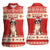 Switzerland Christmas Women Sleeveless Polo Shirt Cute Saint Bernard Merry Woofmas LT05 - Wonder Print Shop