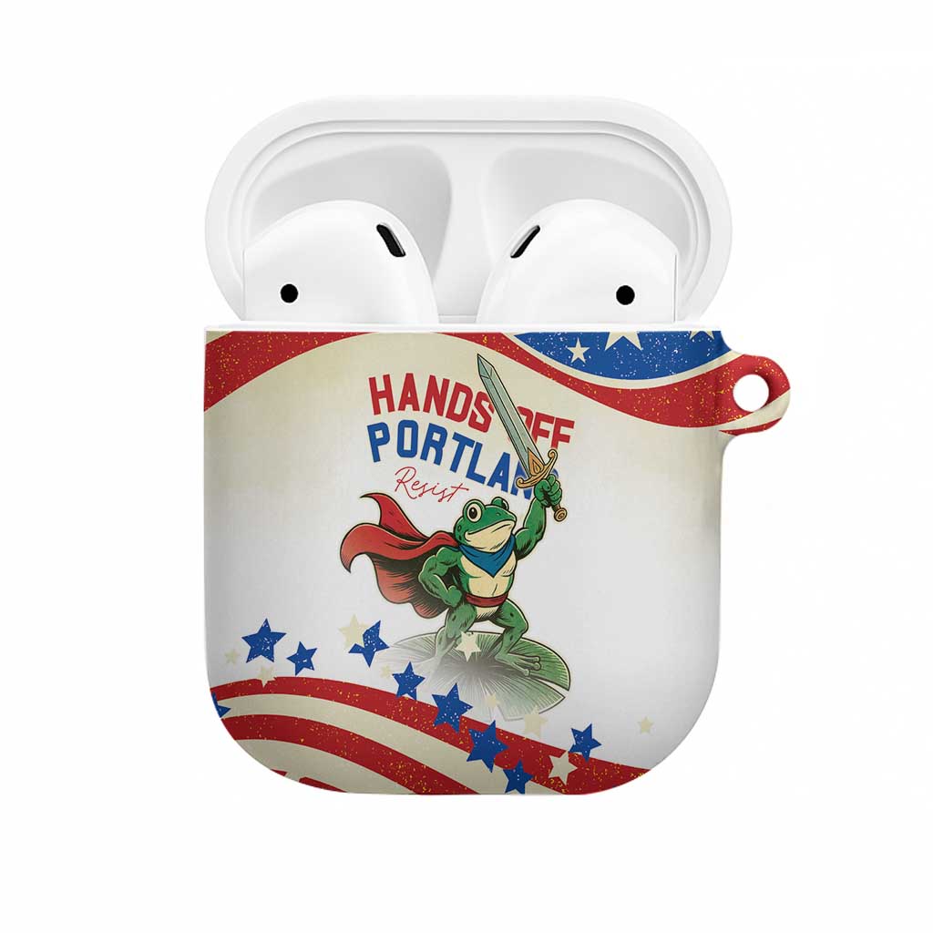 Hands Off Portland AirPods Case Resist Frog - Wonder Print Shop