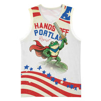 Hands Off Portland Basketball Jersey Resist Frog - Wonder Print Shop