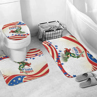 Hands Off Portland Bathroom Set Resist Frog - Wonder Print Shop