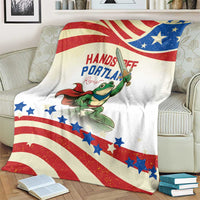 Hands Off Portland Blanket Resist Frog - Wonder Print Shop