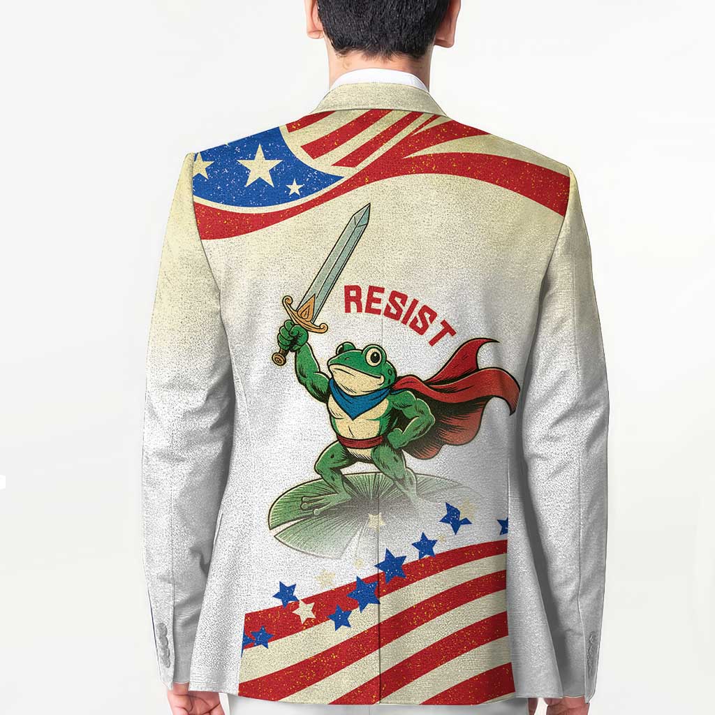 Hands Off Portland Blazer Resist Frog - Wonder Print Shop