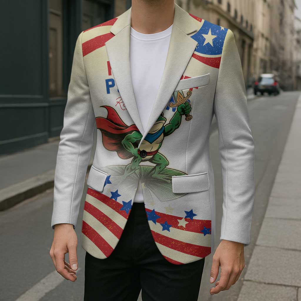 Hands Off Portland Blazer Resist Frog - Wonder Print Shop