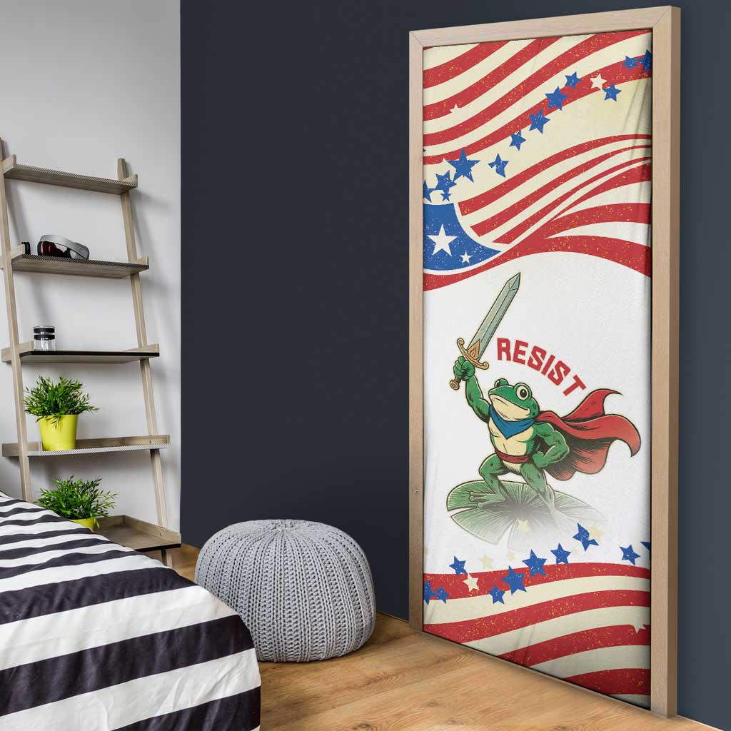 Hands Off Portland Door Cover Resist Frog - Wonder Print Shop