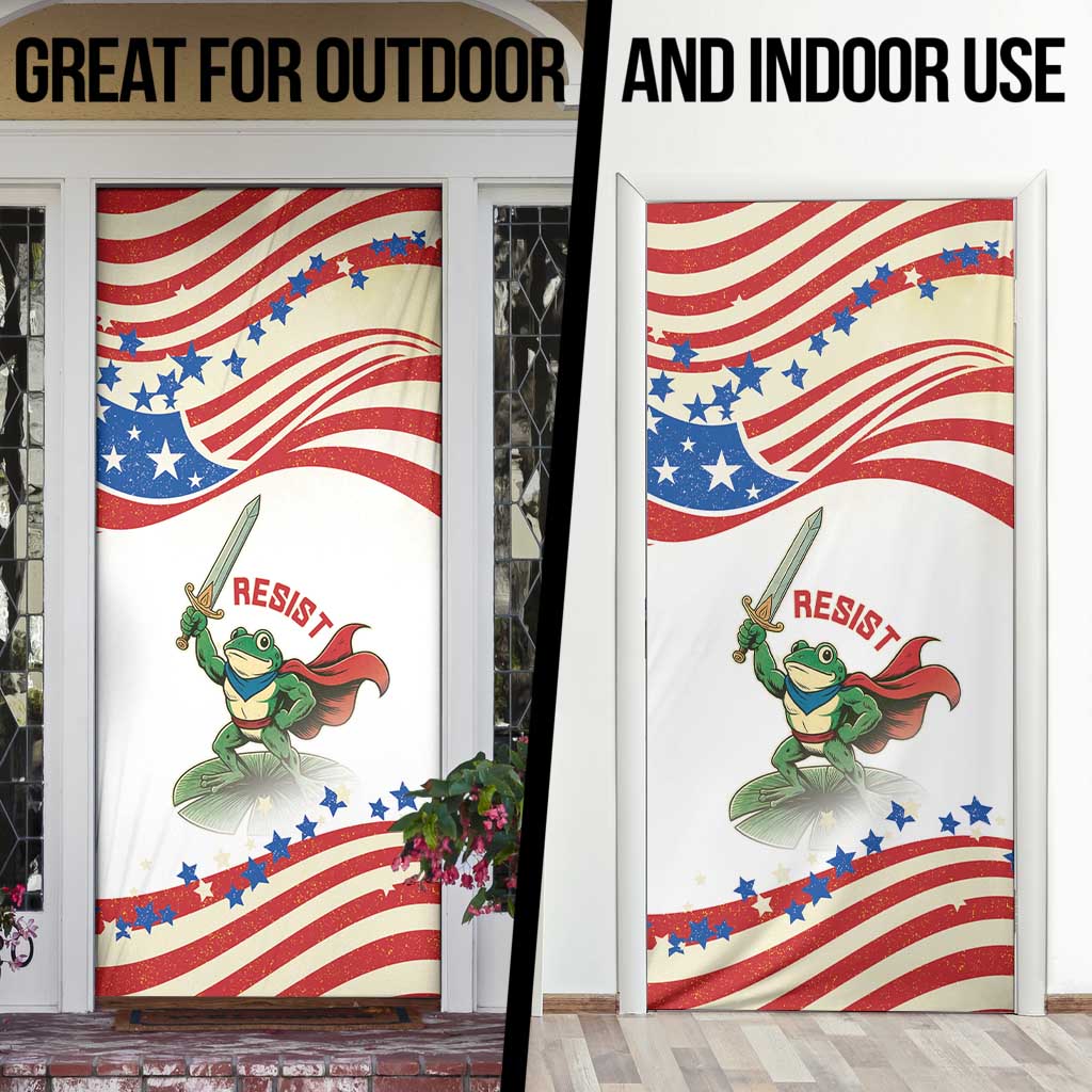 Hands Off Portland Door Cover Resist Frog - Wonder Print Shop