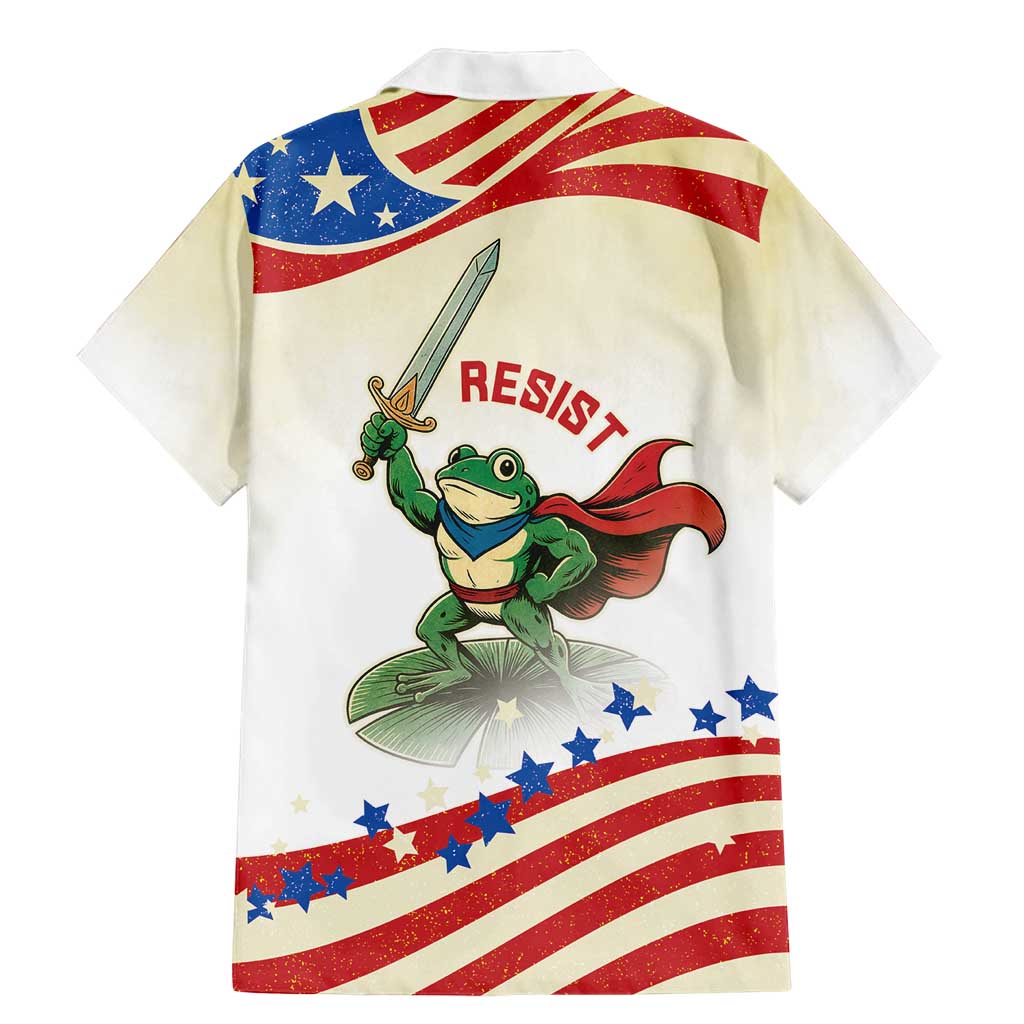 Hands Off Portland Family Matching Mermaid Dress and Hawaiian Shirt Resist Frog - Wonder Print Shop