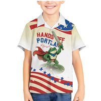 Hands Off Portland Family Matching Mermaid Dress and Hawaiian Shirt Resist Frog - Wonder Print Shop
