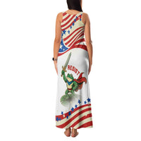 Hands Off Portland Family Matching Tank Maxi Dress and Hawaiian Shirt Resist Frog - Wonder Print Shop