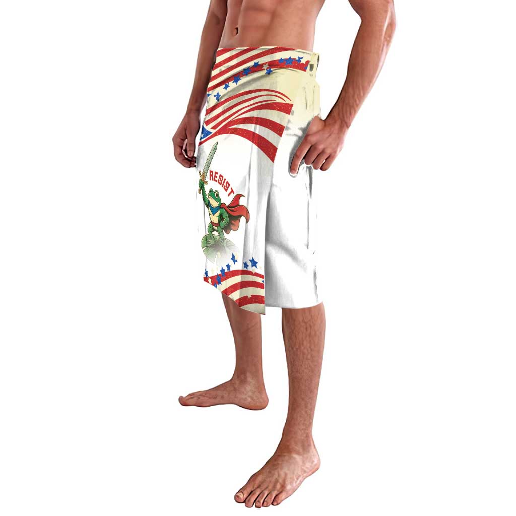 Hands Off Portland Lavalava Resist Frog - Wonder Print Shop