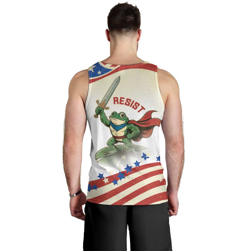 Hands Off Portland Men Tank Top Resist Frog - Wonder Print Shop