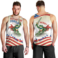 Hands Off Portland Men Tank Top Resist Frog - Wonder Print Shop
