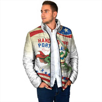 Hands Off Portland Padded Jacket Resist Frog - Wonder Print Shop