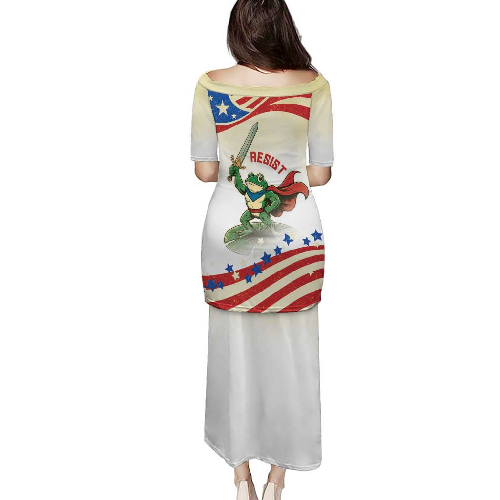 Hands Off Portland Puletasi Resist Frog - Wonder Print Shop