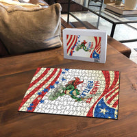 Hands Off Portland Puzzle Resist Frog - Wonder Print Shop