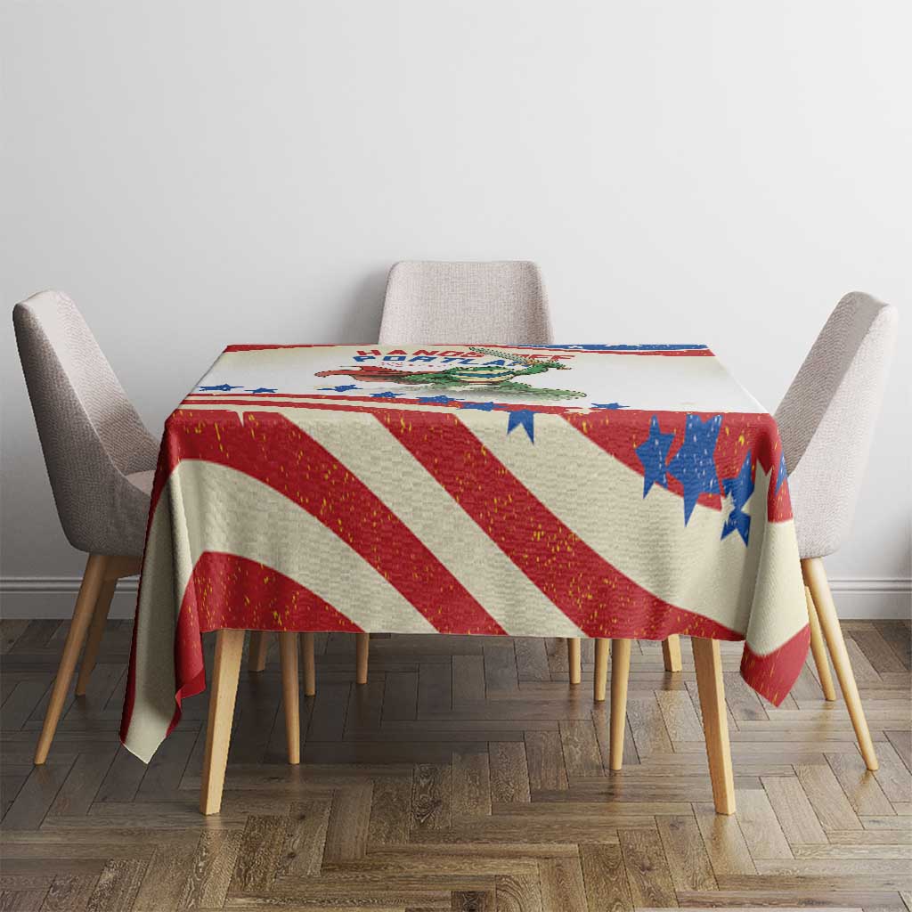 Hands Off Portland Tablecloth Resist Frog - Wonder Print Shop