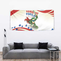 Hands Off Portland Tapestry Resist Frog - Wonder Print Shop