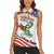 Hands Off Portland Women Sleeveless Polo Shirt Resist Frog - Wonder Print Shop