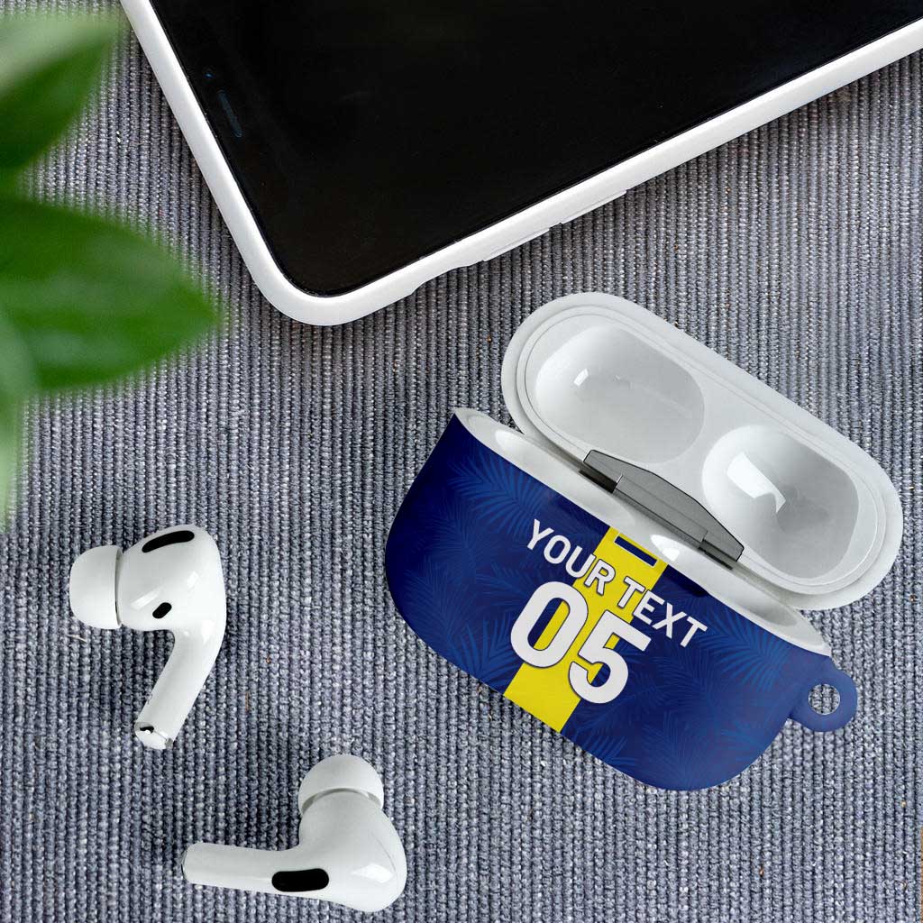 Custom Curacao Football AirPods Case Go Champions Flag Style - Wonder Print Shop