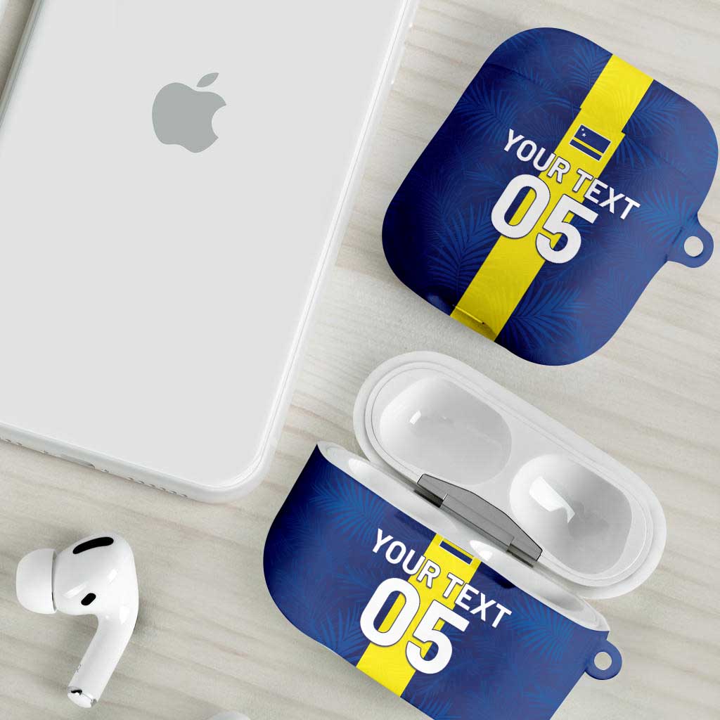 Custom Curacao Football AirPods Case Go Champions Flag Style - Wonder Print Shop