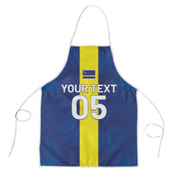 Custom Curacao Football Apron Go Champions Flag Style - Wonder Print Shop