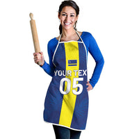 Custom Curacao Football Apron Go Champions Flag Style - Wonder Print Shop