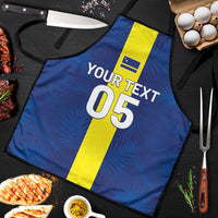 Custom Curacao Football Apron Go Champions Flag Style - Wonder Print Shop