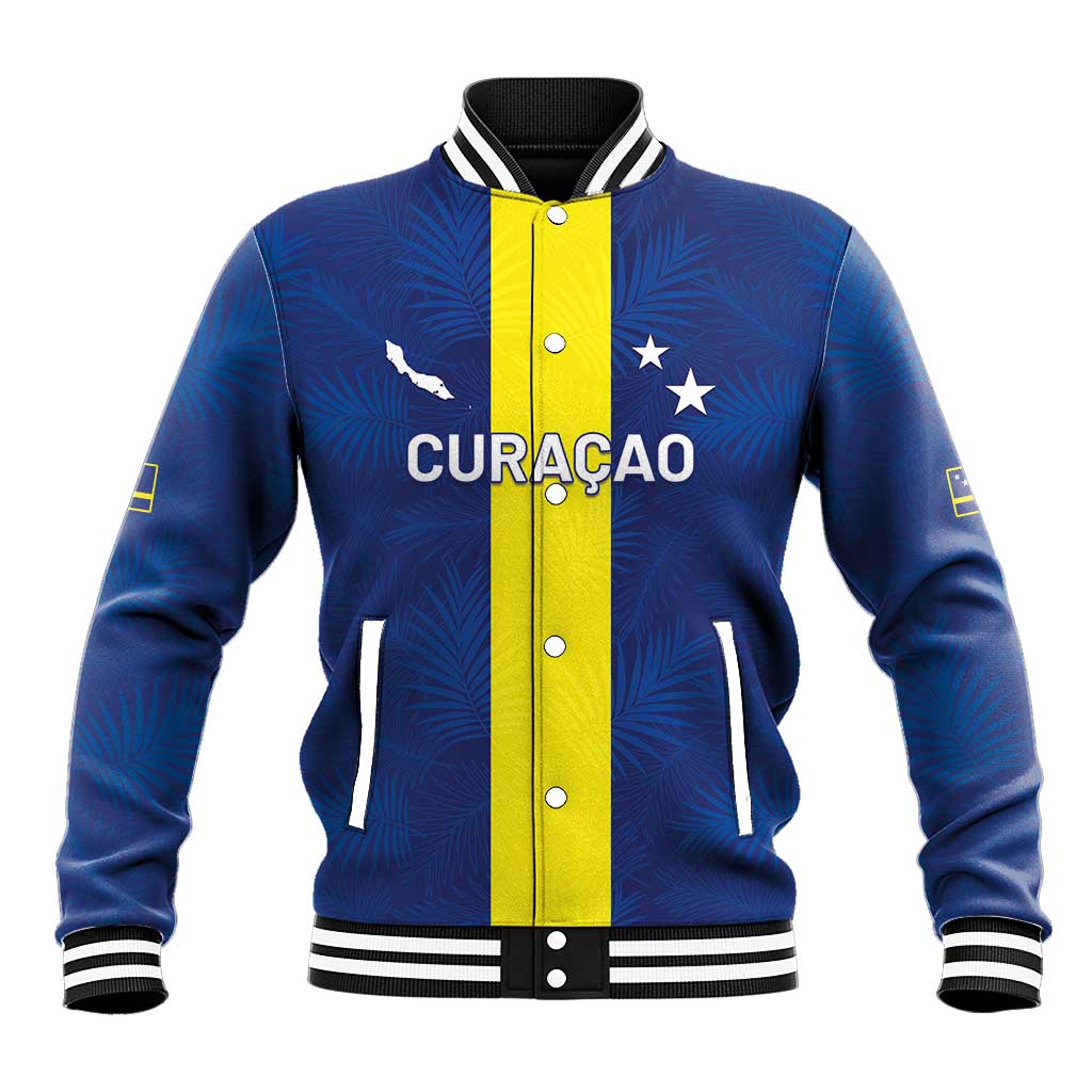 Custom Curacao Football Baseball Jacket Go Champions Flag Style - Wonder Print Shop