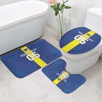 Custom Curacao Football Bathroom Set Go Champions Flag Style - Wonder Print Shop