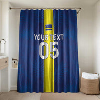 Custom Curacao Football Bathroom Set Go Champions Flag Style - Wonder Print Shop