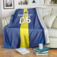 Custom Curacao Football Blanket Go Champions Flag Style - Wonder Print Shop