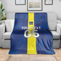 Custom Curacao Football Blanket Go Champions Flag Style - Wonder Print Shop