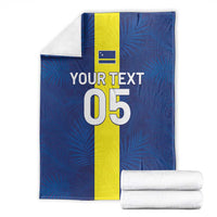 Custom Curacao Football Blanket Go Champions Flag Style - Wonder Print Shop