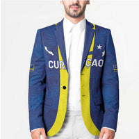 Custom Curacao Football Blazer Go Champions Flag Style - Wonder Print Shop