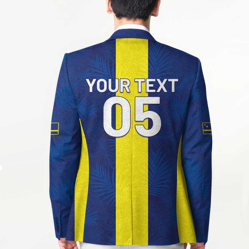 Custom Curacao Football Blazer Go Champions Flag Style - Wonder Print Shop