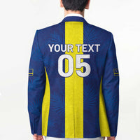 Custom Curacao Football Blazer Go Champions Flag Style - Wonder Print Shop