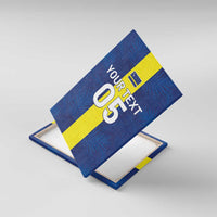 Custom Curacao Football Canvas Wall Art Go Champions Flag Style - Wonder Print Shop