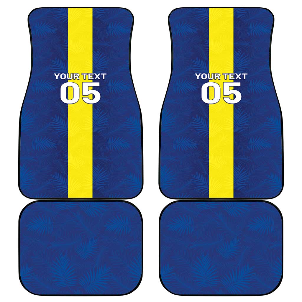 Custom Curacao Football Car Mats Go Champions Flag Style - Wonder Print Shop