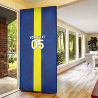 Custom Curacao Football Door Cover Go Champions Flag Style - Wonder Print Shop