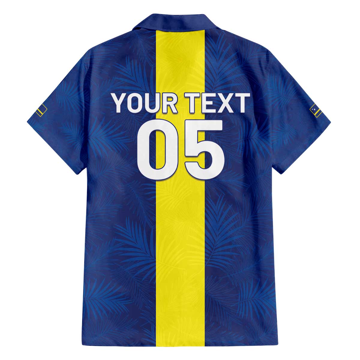 Custom Curacao Football Family Matching Off The Shoulder Long Sleeve Dress and Hawaiian Shirt Go Champions Flag Style - Wonder Print Shop