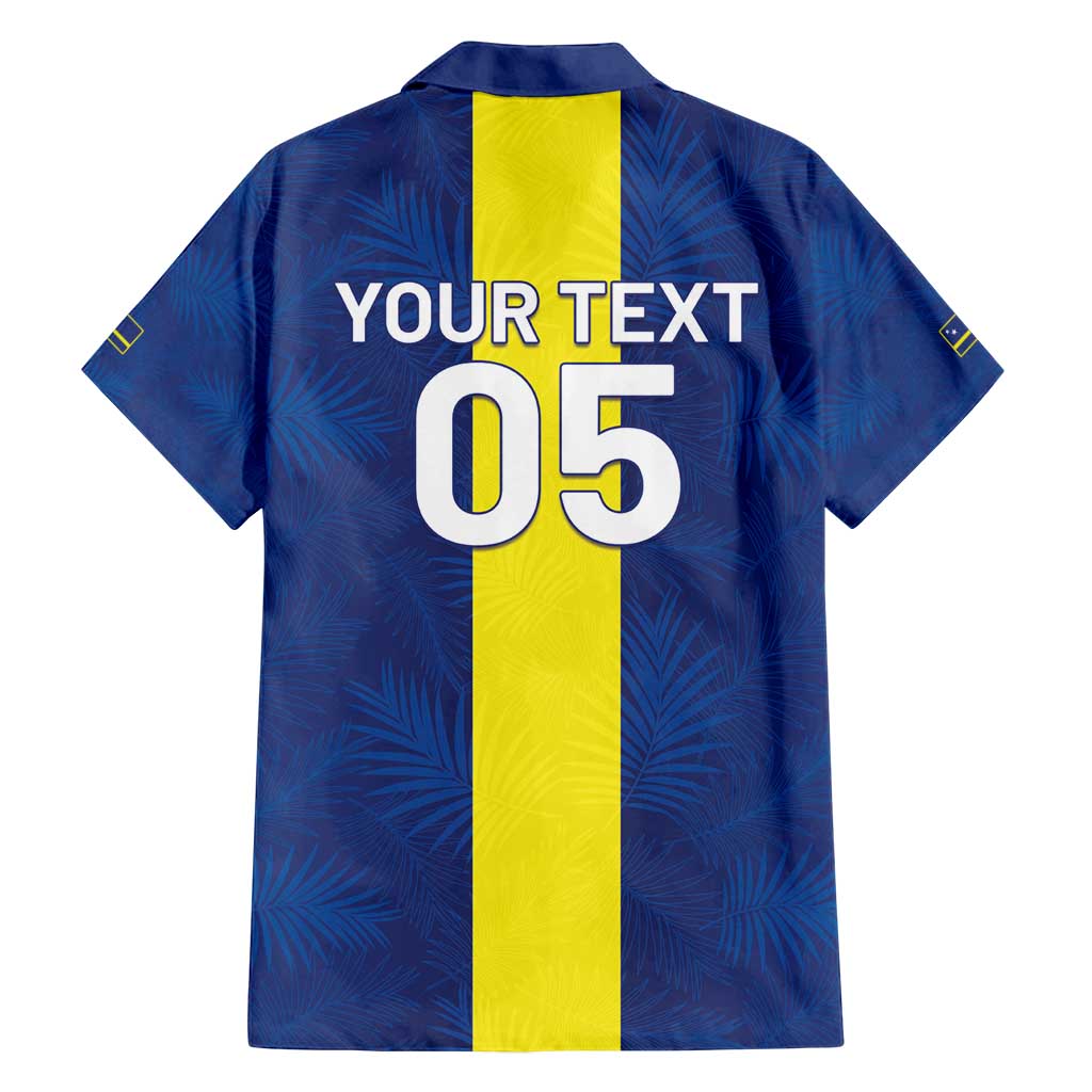 Custom Curacao Football Family Matching Off Shoulder Maxi Dress and Hawaiian Shirt Go Champions Flag Style - Wonder Print Shop