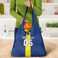 Custom Curacao Football Grocery Bag Go Champions Flag Style - Wonder Print Shop