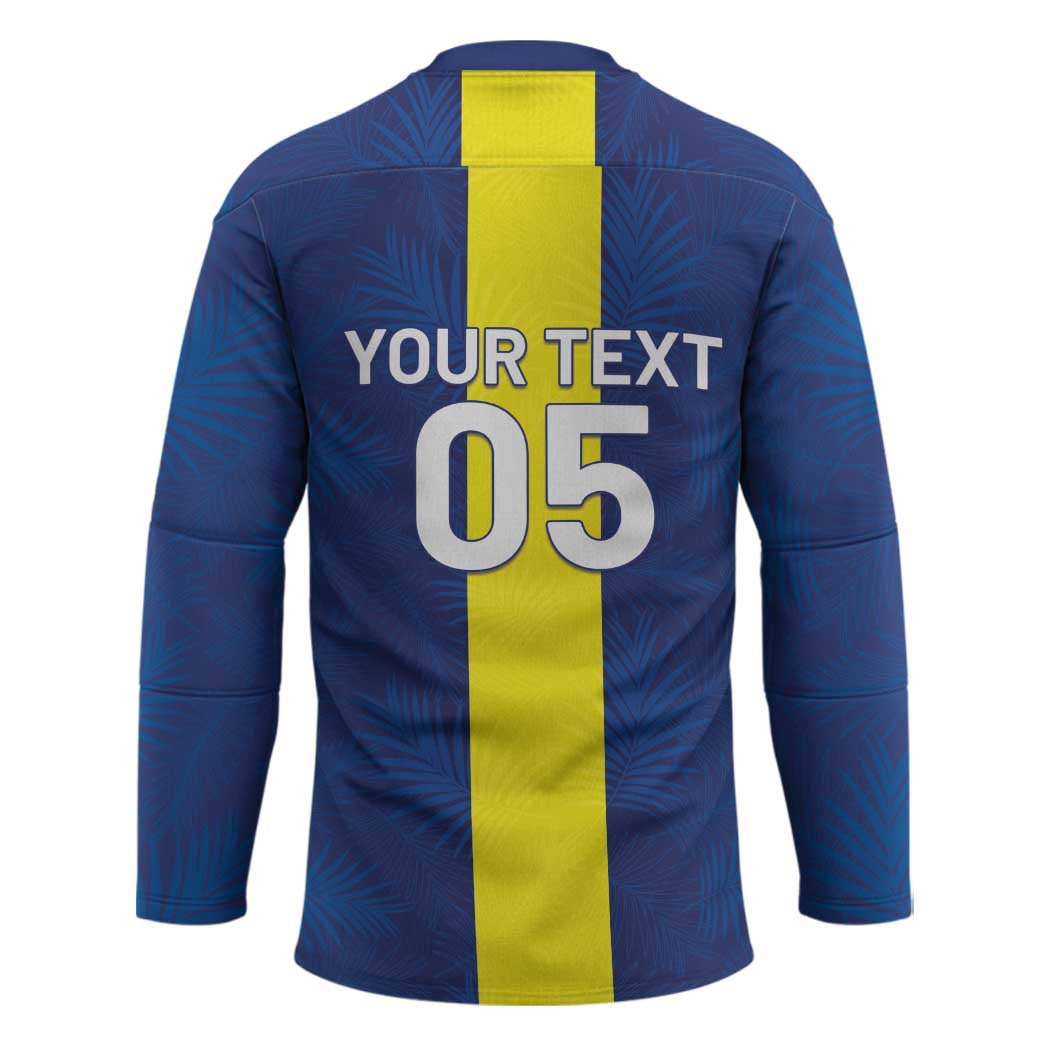 Custom Curacao Football Hockey Jersey Go Champions Flag Style - Wonder Print Shop