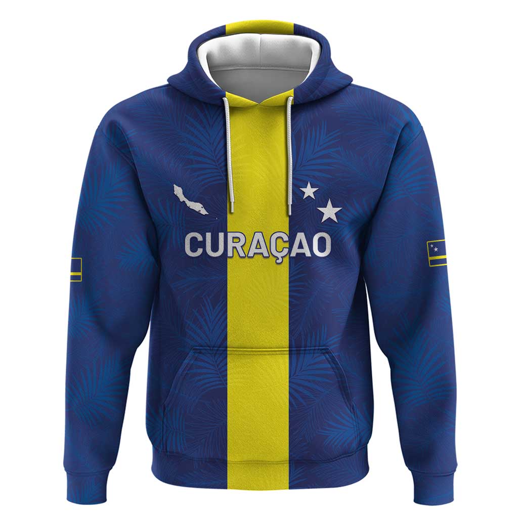 Custom Curacao Football Hoodie Go Champions Flag Style - Wonder Print Shop