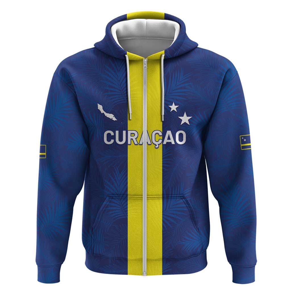 Custom Curacao Football Hoodie Go Champions Flag Style - Wonder Print Shop