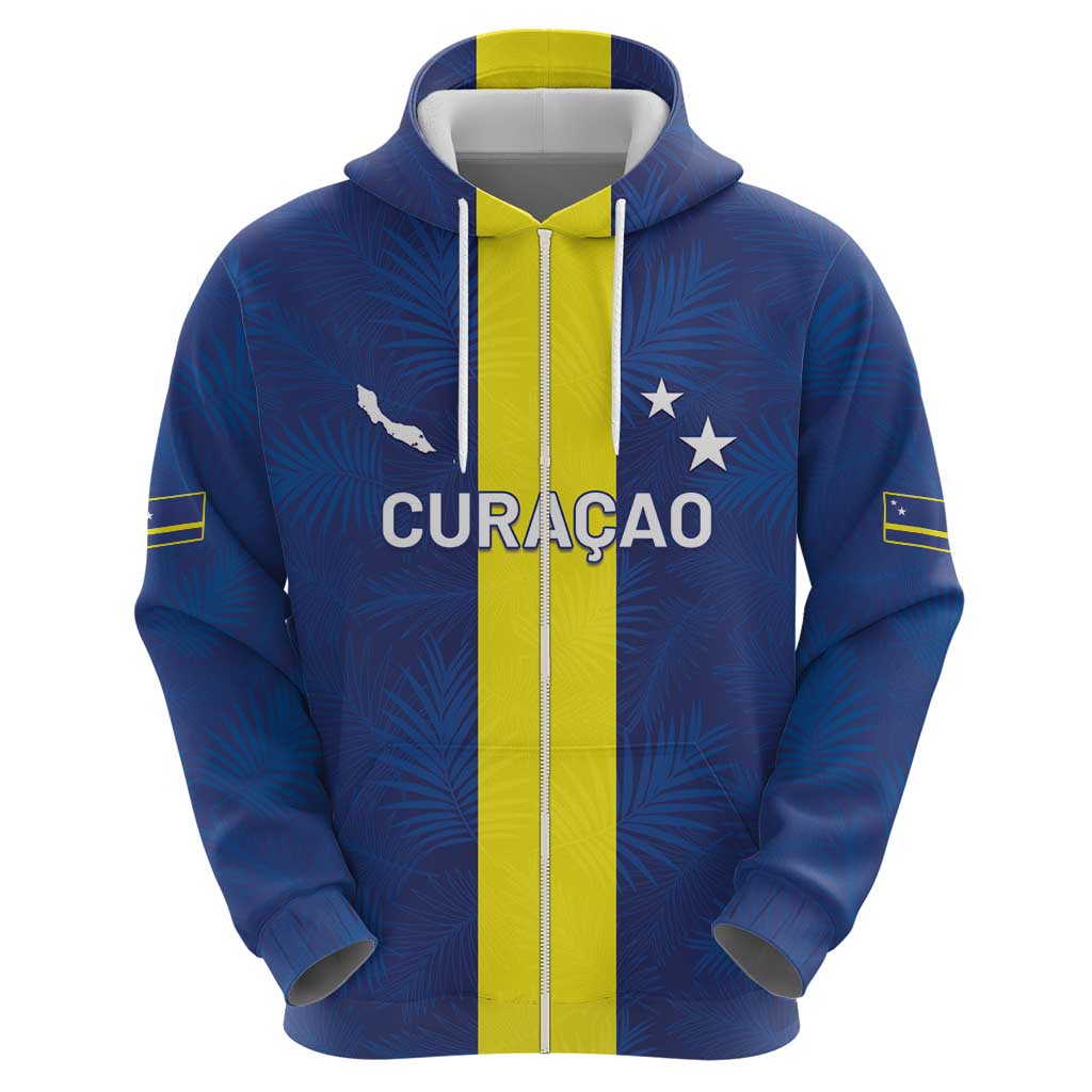 Custom Curacao Football Hoodie Go Champions Flag Style - Wonder Print Shop