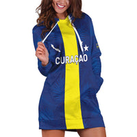 Custom Curacao Football Hoodie Dress Go Champions Flag Style - Wonder Print Shop