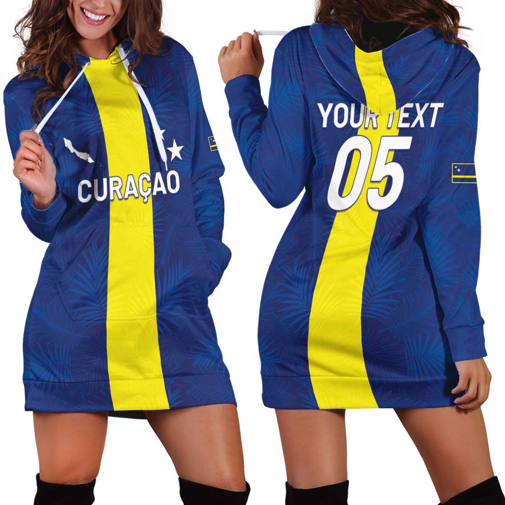 Custom Curacao Football Hoodie Dress Go Champions Flag Style - Wonder Print Shop