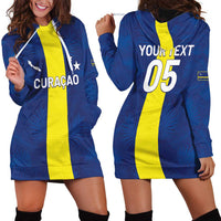 Custom Curacao Football Hoodie Dress Go Champions Flag Style - Wonder Print Shop